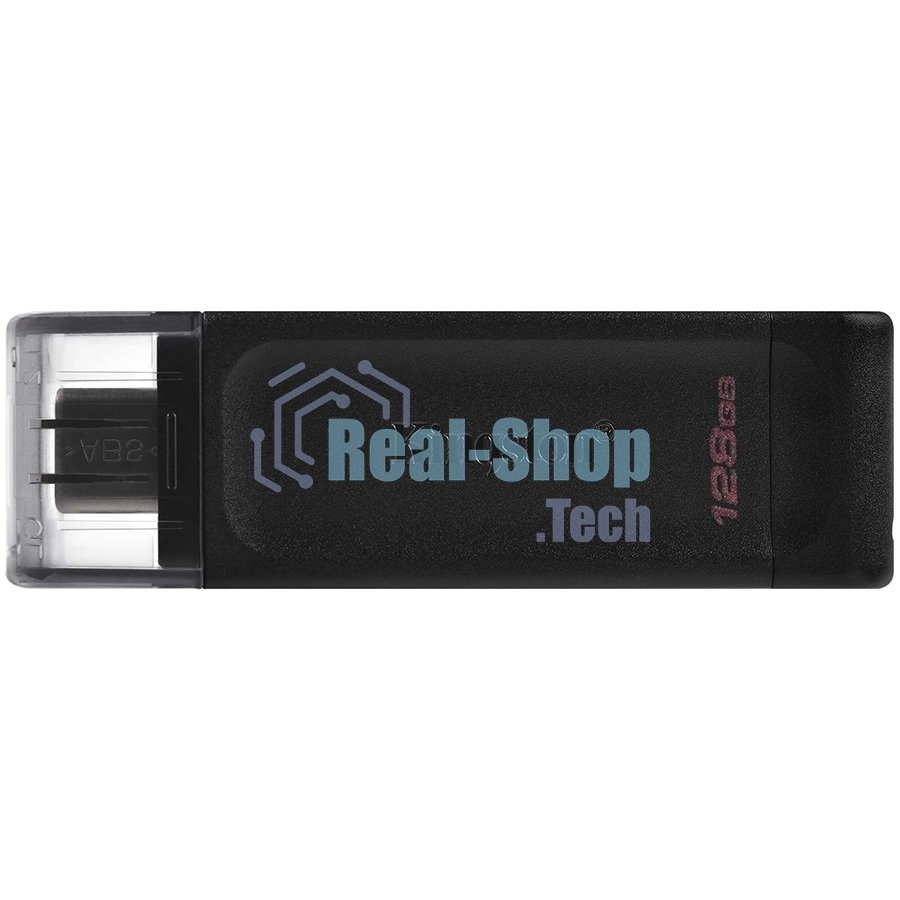 Флешка USB Kingston DataTraveler DT70 (DT70/128Gb), 128Gb, USB Type C, R/W 70/45, черный