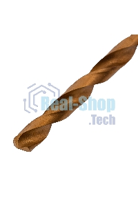 Сверло по металлу Matrix, 6 мм, HSS, нитридтитановое покрытие, цилиндрический хвостовик