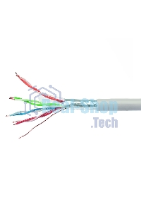 Кабель Cablexpert FPC-5051E-4-CU, FTP indoor 4x2x0.51, медный, кат.5e, однож., 305м, box, серый