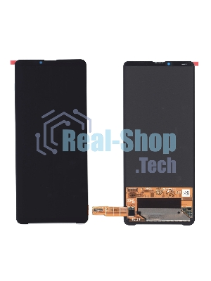 Дисплей для Sony Xperia 10 V в сборе с тачскрином черный orig lcd