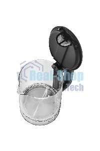 Электрический чайник Korting, объем 1.7 л, материал: стекло, механическое управление, фильтр от накипи, 5 температурных режимов, автоотключение, поддержание температуры