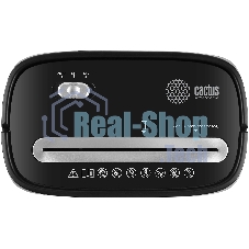 Шредер Cactus CS-SH-P4 черный (секр.P-4) фрагменты 8лист. 15лтр. скрепки скобы пл.карты