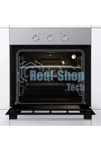 Встраиваемый духовой шкаф электрический Gorenje BO6727E03NX, черный/серебристый