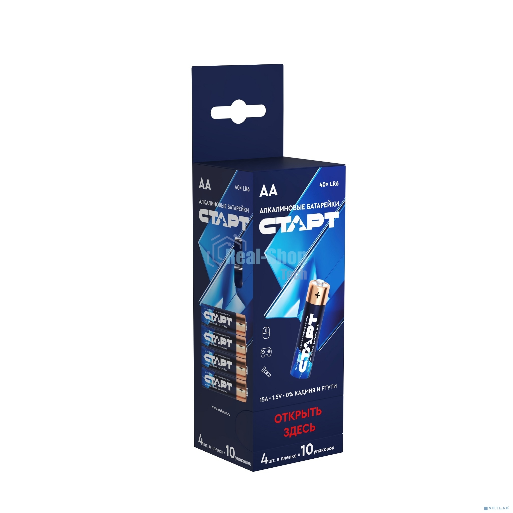 Батарейка СТАРТ LR6-SH4 40/720