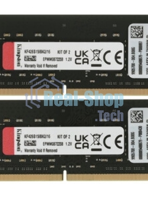 Оперативная память Kingston Fury Impact, DDR4, 16GB (1x16GB), 3200MHz, CL20, SO-DIMM