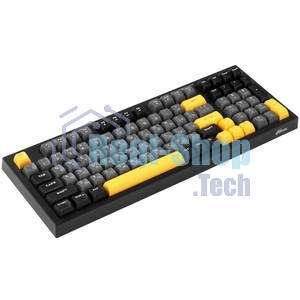 Клавиатура проводная Ritmix RKB-598BL Gray серый-голубой