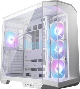 Компьютерный корпус MSI MAG Pano 100R PZ, Mid Tower, ATX, 2xUSB 3.2 Gen 1, 1xUSB 3.2 Gen2 Type-C, 3x120мм ARGb Reverse Blade Fan, 1x120мм ARGb Fan, ARGb+PWM Control Board,Tempered Glass Window, Brown Box