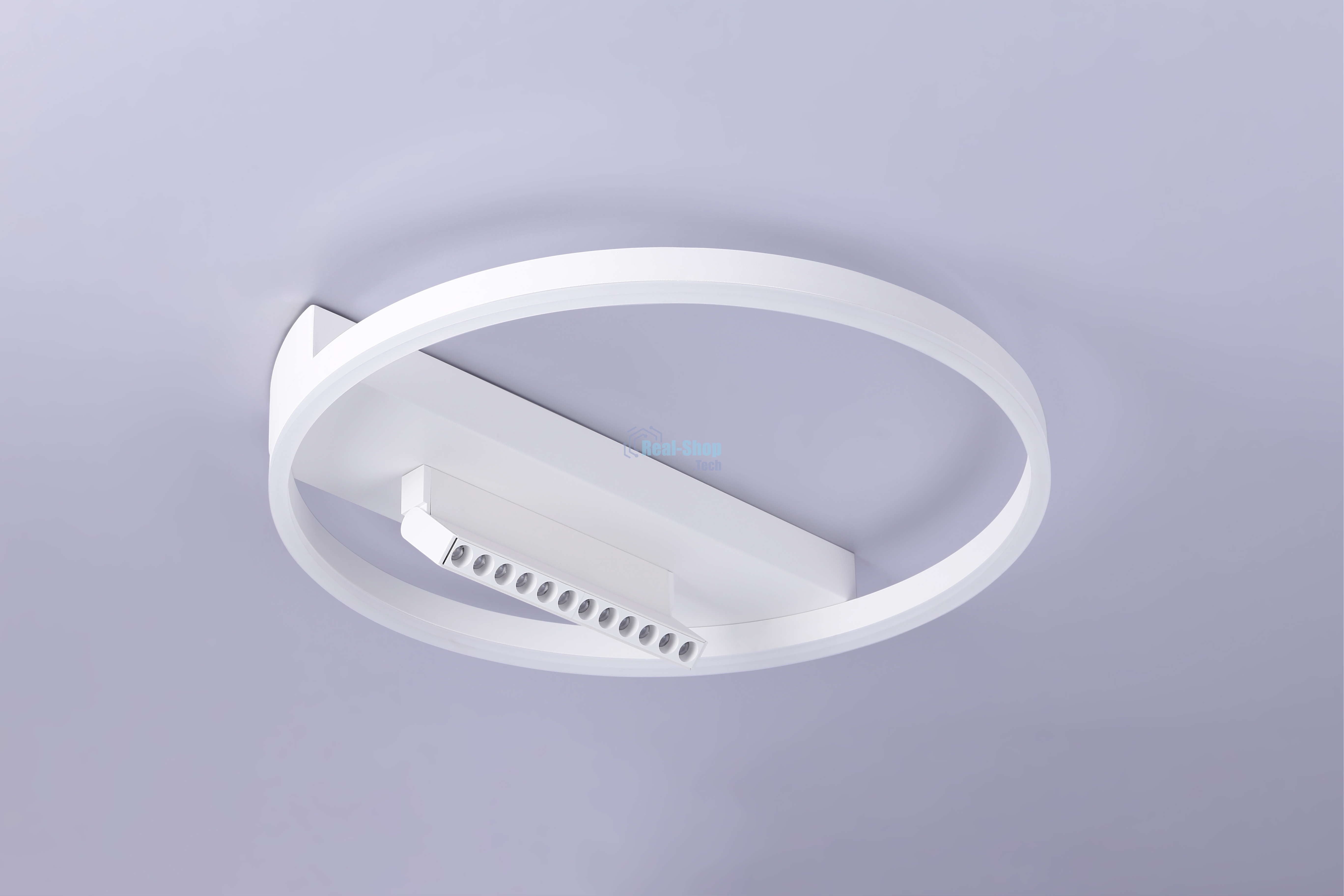 Светильник Ambrella light FL51457/1+1 WH белый 60W 3000K-6400K+4200K D500*110 (ПДУ РАДИО 2.4G)