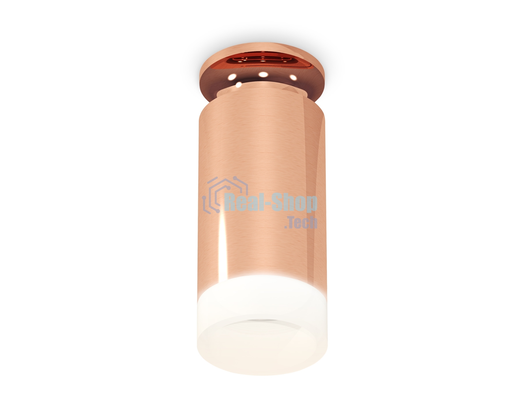 Светильник Ambrella Light XS6326082 PPG/FR золото розовое полированное/белый матовый MR16 GU5.3 (N6906, C6326, N6248)