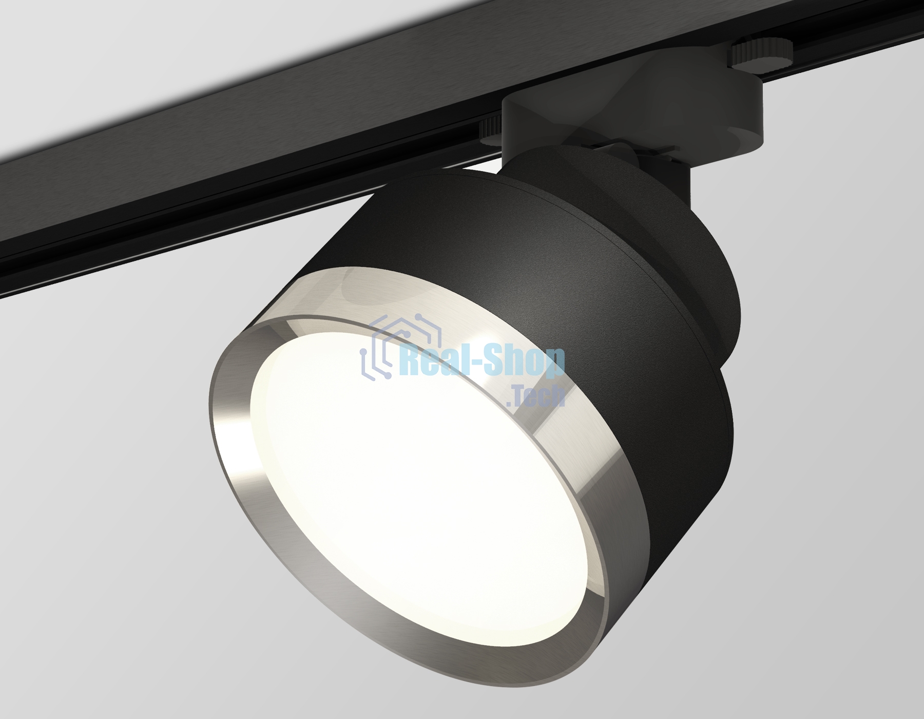 Светильник Ambrella light XT8102003 SBK/PSL черный песок/серебро полированное GX53 (A2526, A2106, C8102, N8118)
