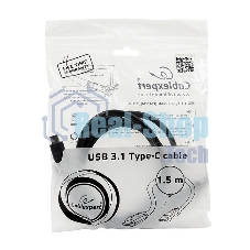 Кабель Cablexpert CCP-USB3.1-CMCM-5 Кабель USB3.1TypeC/USB3.1TypeC, 1.5м, 