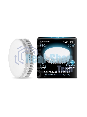 Лампа светодиодная Gauss LD108008208LED GX53 8W 4100K