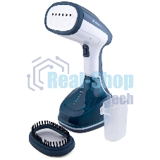 Отпариватель Kitfort КТ-916-1 голубой, 1000 Вт, 15 г/мин, 260 мл