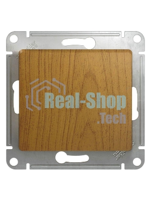 Механизм выключателя 1-кл. СП Glossa 10А IP20 10AX дер. дуб SchE GSL000511