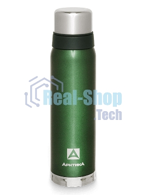 Термос Арктика, 106-900 зеленый, узкое горло 0,9 л американский дизай