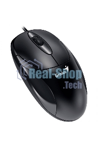 Мышь проводная Genius XScroll V3 черный, 1000 dpi, USB, кнопки - 3
