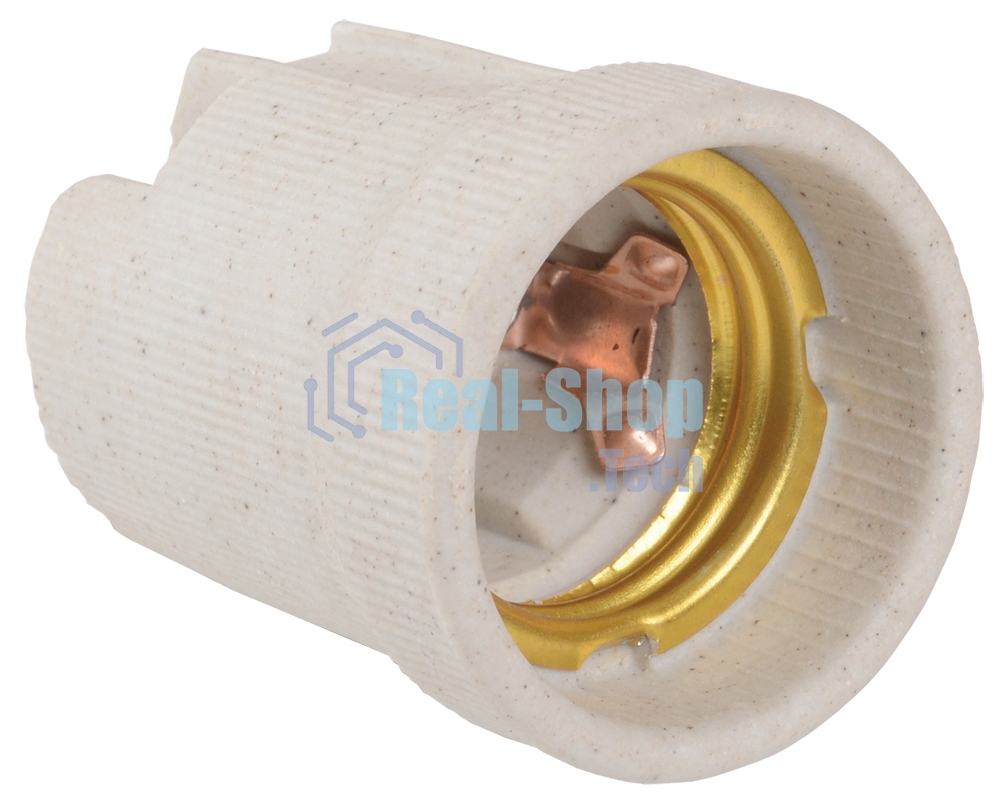 Патрон Iek EPC10-04-01-K01 Пкр27-04-К43 подвесной керамический, Е27, стикер на изделии, IEK