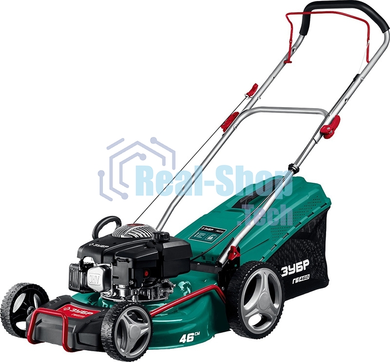 Газонокосилка Зубр 460 мм 4.5 л.с. бензиновая