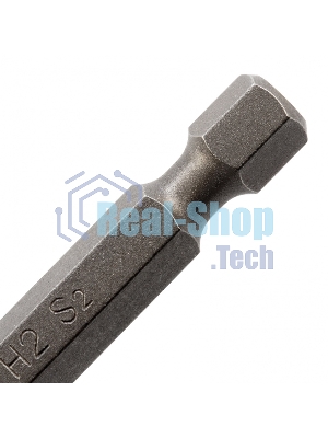 Бита Gross 11456 PH 2x50 мм с ограничителем и магнитом, для ГКЛ, S2