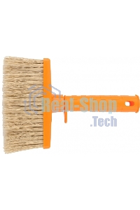 Кисть плоская Matrix для фасадных работ, 140х50 мм, натуральная щетина, пластиковая рукоятка