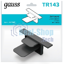 Заглушка для встраиваемого трекового шинопровода Gauss черный