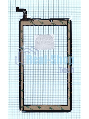 Сенсорное стекло (тачскрин) для Prestigio Wize 1177 4G, черное