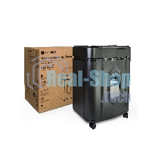 Шредер Heleos АП20-4 черный с автоподачей (секр.P-4) перекрестный 131лист. 20лтр. скрепки скобы пл.карты