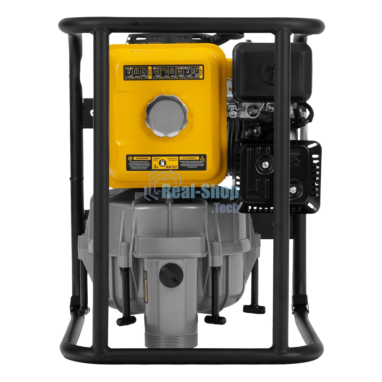 Мотопомпа бензиновая для грязной воды Denzel PX-80D7, 7 л.с., 3