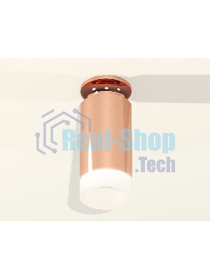 Светильник Ambrella Light XS6326082 PPG/FR золото розовое полированное/белый матовый MR16 GU5.3 (N6906, C6326, N6248)