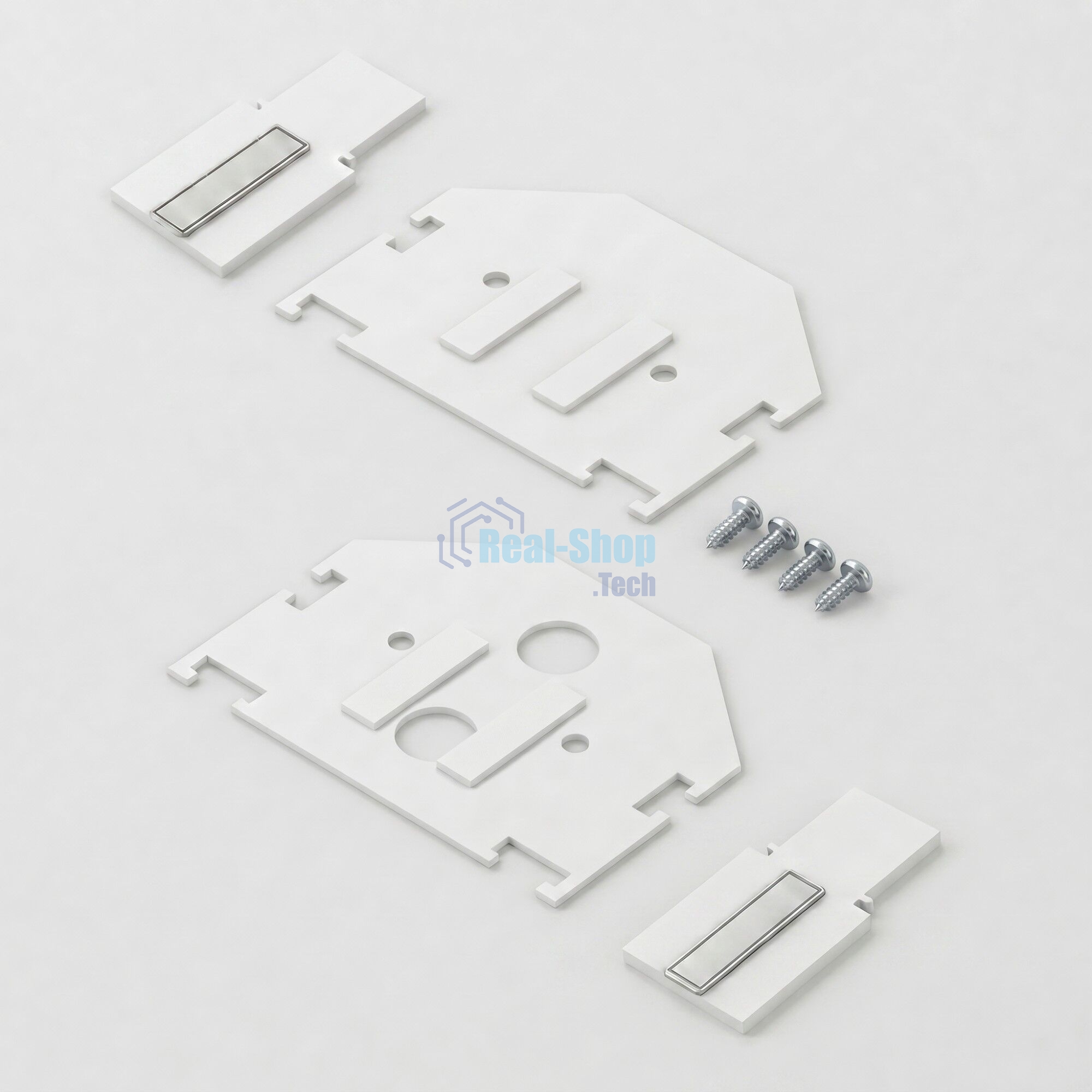 Slim Magnetic Комплект заглушек для шинопровода в натяжной потолок: торцевая и внутренняя (черный) 85233/00