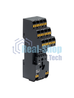 Колодка с клеммами push-in для реле на 4 группы: IR-24DC/220DC/230AC-4CO