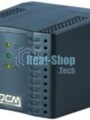 Стабилизатор напряжения Powercom TCA-1200 600Вт 1200ВА черный