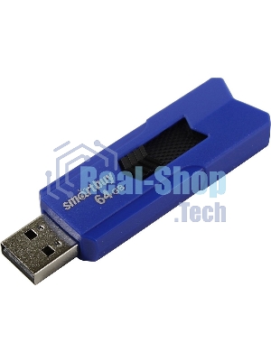 Флешка USB R/W Smartbuy 2.0 64Gb,Smartbuy STREAM Blue (SB64GbST-B)