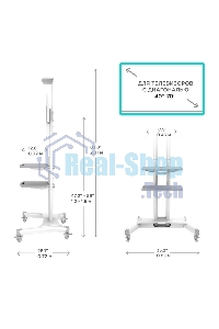 Стойка для телевизора с кронштейном ONKRON TS1552 40