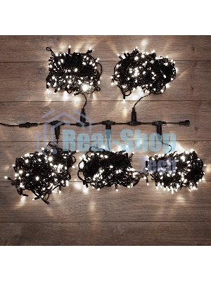 Гирлянда Neon-night LED ClipLight 24V, 5 нитей по 20 метров, цвет диодов белый