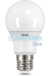 Лампа светодиодная Gauss Elementary 7Вт цок.: E27 груша 220B 6500K св. свеч. белый хол. A60 (упак.: 10 шт)
