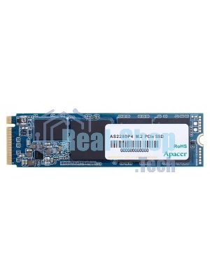 Накопитель SSD Apacer AS2280P4, 256Gb, M.2 2280, PCIe 3.0 x4, NVMe, R/W 2100/1300