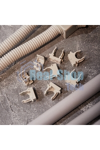 Крепеж-клипса для монтажного пистолета Rexant Ø 16 мм, серая (100 шт/уп)