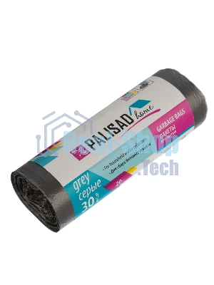 Пакеты для мусора Home Palisad 20 л x 30 шт. серые