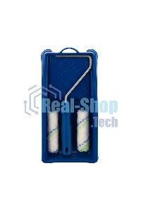 Малярный набор Сибртех для работ с водными красками: кювета 150 мм х 290 мм и мини-валик 110 мм