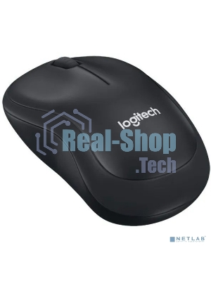 Мышь беспроводная Logitech B220 Silent черный, 1000 dpi, радиоканал, USB, кнопки - 3