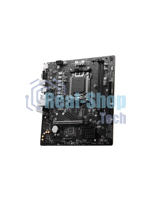 Материнская плата MSI PRO B650M-B, AM5, AMD B650, 2xDDR5, 4xSATA, 1xM.2, 1xPCI-E 4.0 x16, 1xPCI-E 4.0 x1, 1xHDMI, 1xVGA, 1x2.5Gb LAN, 2xUSB 2.0, 4xUSB 3.2 Gen 1, 3x3.5 мм, 7.1, Micro-ATX
