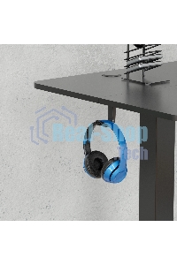 Стол компьютерный Cactus CS-EDL-BBK черный, столешница ДСП, каркас черный