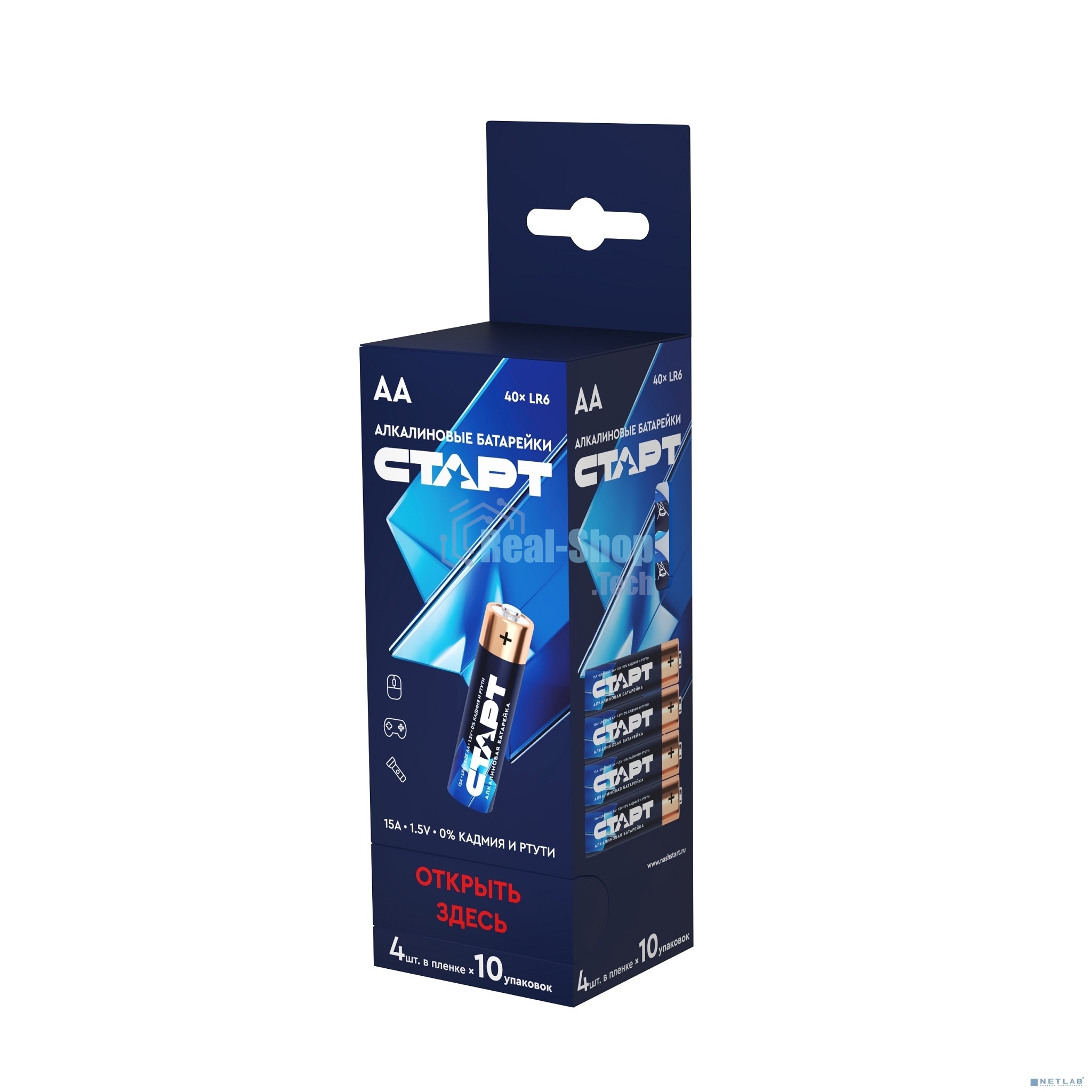 Батарейка СТАРТ LR6-SH4 40/720