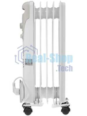 Обогреватель масляный Vitek VT-1707 W (5 секций) белый, 1000 Вт, 10 м2, термостат