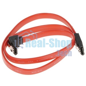 Кабель Vention SATA 3 M/SATA 3 M угол 90 с защелками, красный - 0.5 м KDDRD