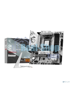 Материнская плата MSI B850M GAMING PLUS WIFI6E, AM5, AMD B850, 4xDDR5, 4xSATA, 2xM.2, 1xPCIe 4.0 x16, 2xPCIe x1, 1xDP, 1xHDMI, 1x2.5Gb LAN, Wi-Fi 6E, Bluetooth 5.3, 4xUSB-A 5Gbps, 3xUSB-A 10Gbps, 1xUSB-C 10Gbps, 3x3.5 мм, 7.1, mATX