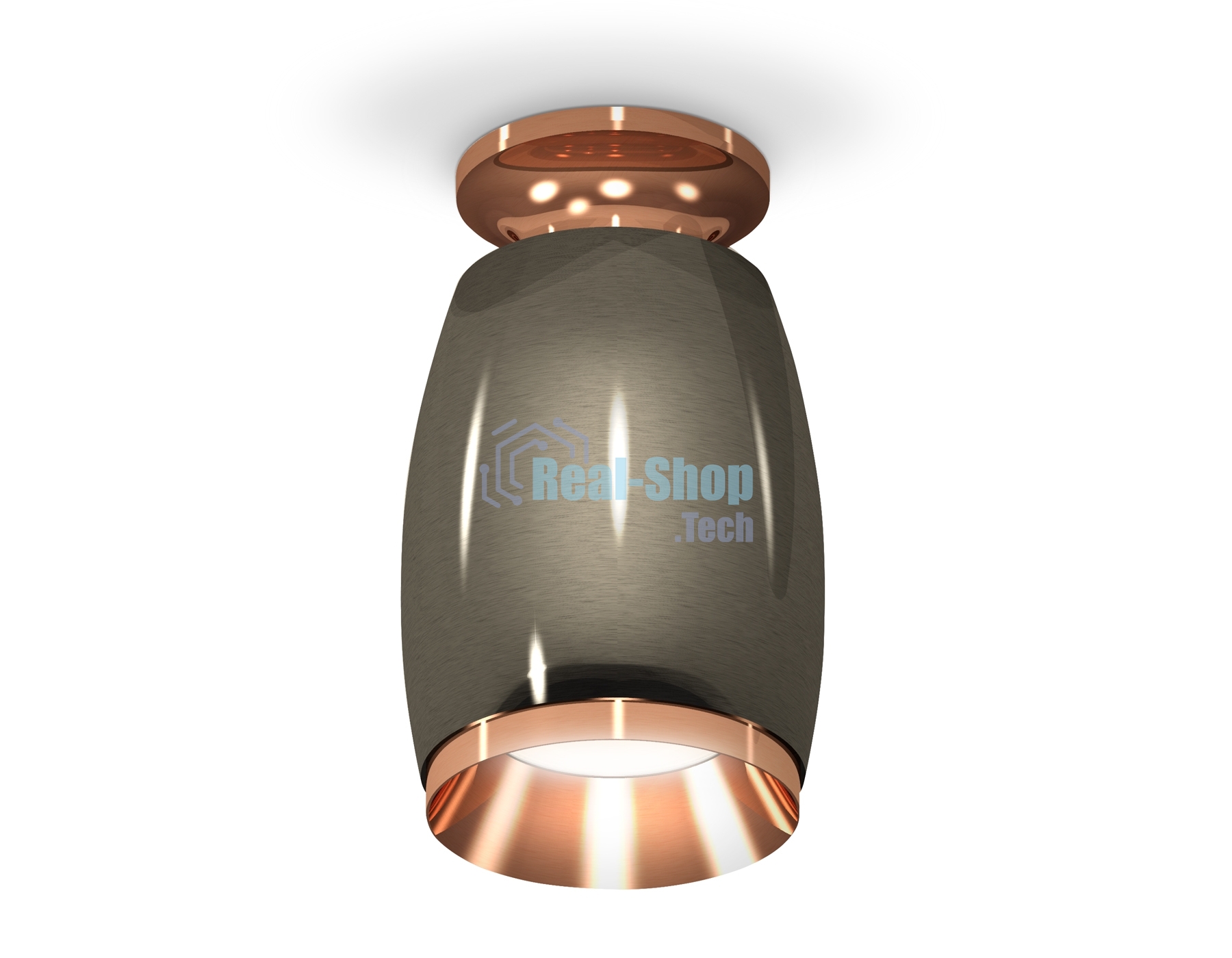 Светильник Ambrella Light XS1123044 DCH/PPG черный хром/золото розовое полированное MR16 GU5.3 (N6906, C1123, N7035)