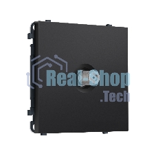Комплект механизма TV розетки SAT SIGMA Черный матовый 5-2400MHz 3.5dB QUANT PRO (SP8130, PR215)