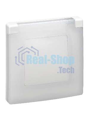 Рамка 1-м Etika IP44 с защ. крышкой белый Legrand 672550
